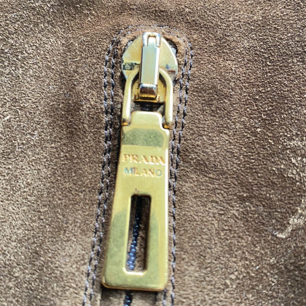 Knee high brown suede boots - Picture 4 of 9